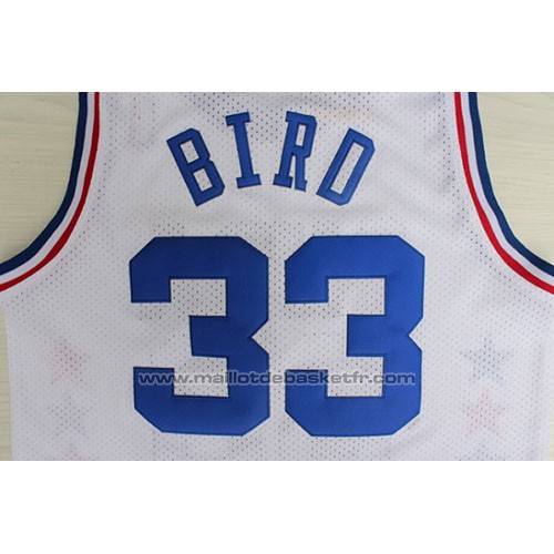 Maillot All Star 1990 Larry Bird #33 Blanc
